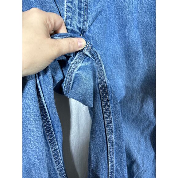 Carhartt FR Jeans 38x32 Blue Denim Carpenter FR813 Fire Resistant 2112 Cat2 - Picture 6 of 14